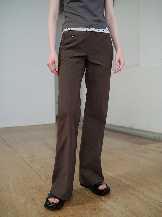 Raive Front-seam Bootcut Pants