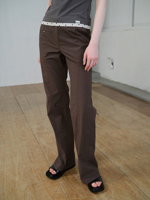 Raive Front-seam Bootcut Pants