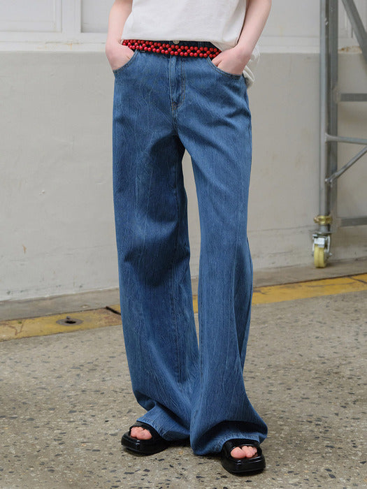 [raive] Washed Wide Fit Denim Pants VJ6ML573_2color