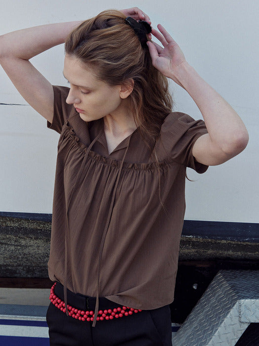 Raive Shirring Detail Blouse
