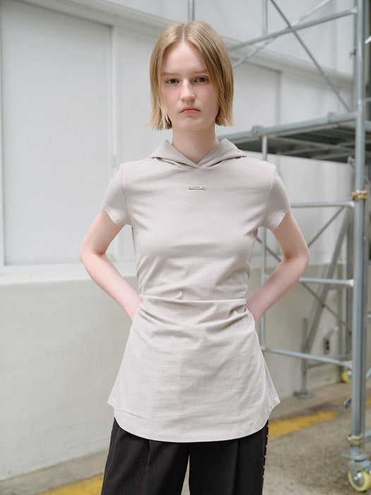 [raive] Back Cut-out Hood Top VW6ME540_2color