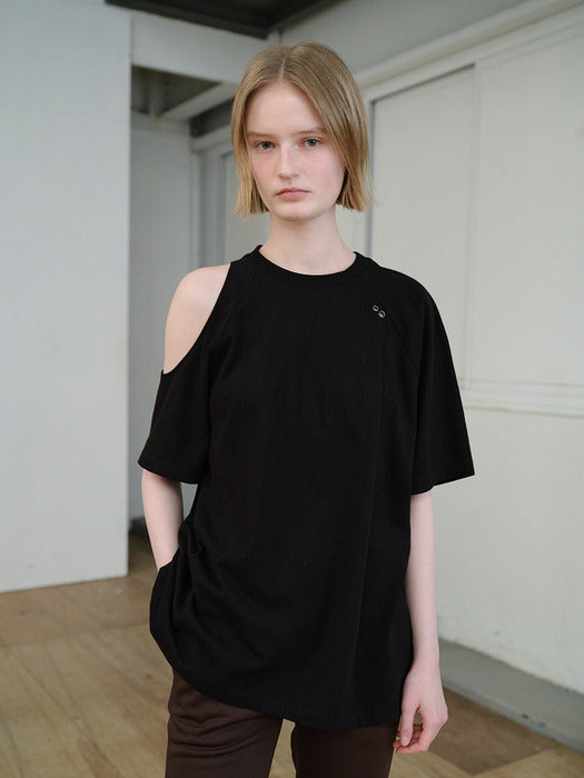 Raive Oversized Shoulder-Hole T-shirts