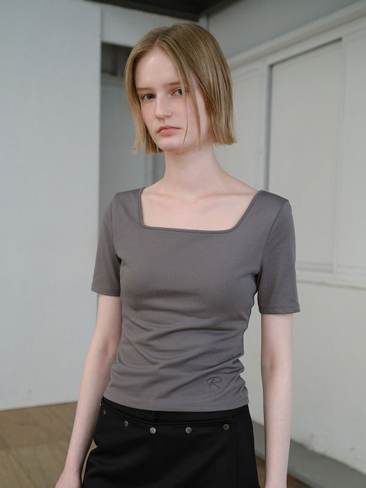 Raive Square-neck Back Strap Top