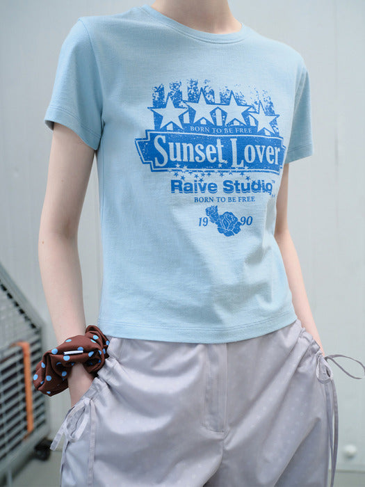 Raive Star Sunset Lover Graphic T-shirts