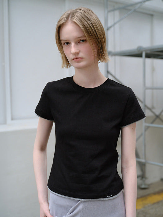 Raive Layered Two-tone T-shirts