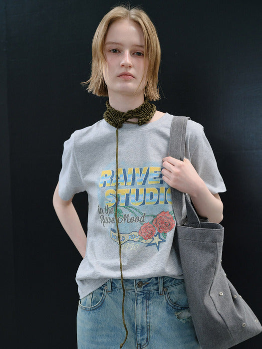 Raive Vintage Raive Mood Graphic T-shirts