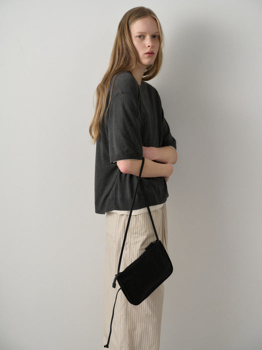 [facade pattern] Gabin Washing Leather Bag_black