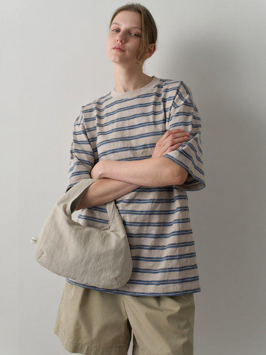 Facade Pattern Breeze East Tote Bag beige