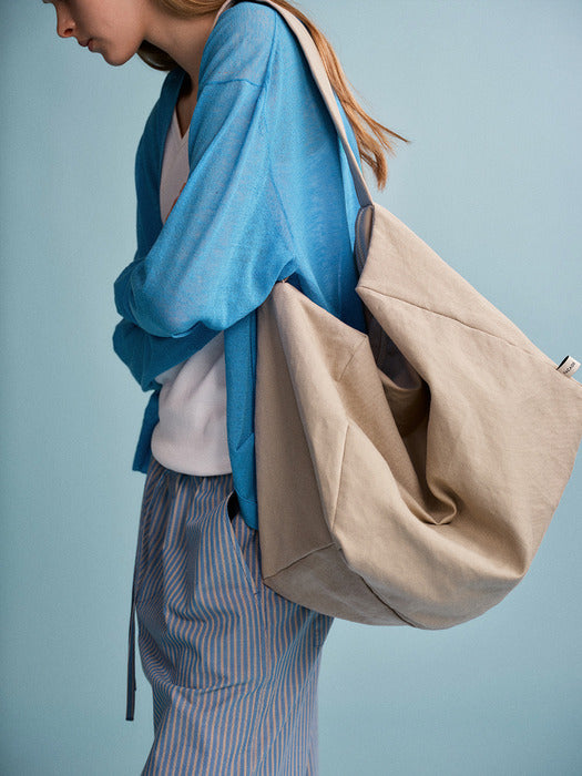 Facade Pattern Cool Cotton Harper Bag olive beige