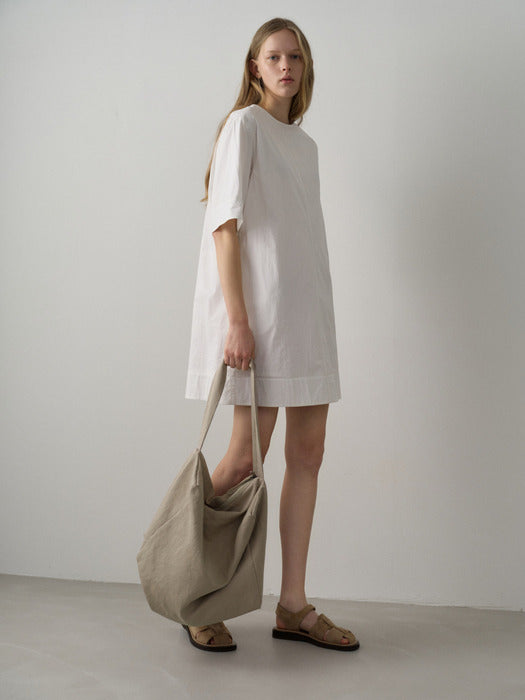 Facade Pattern Cool Cotton Harper Bag olive beige