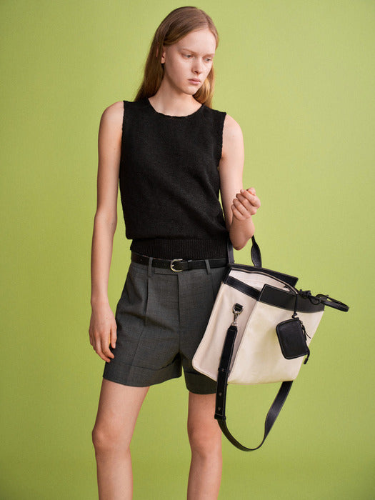 [facade pattern] Pullio Briefcase_black ecru