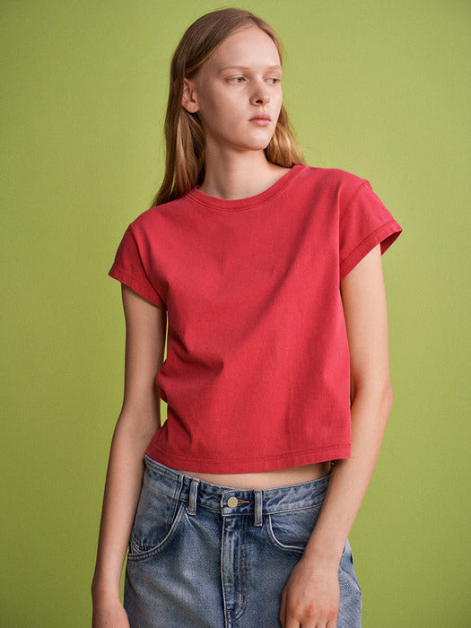 Facade Pattern Pigment Short Sleeve T-shirt