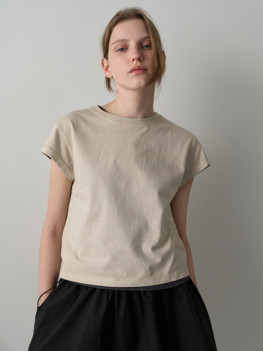 Facade Pattern Pigment Short Sleeve T-shirt