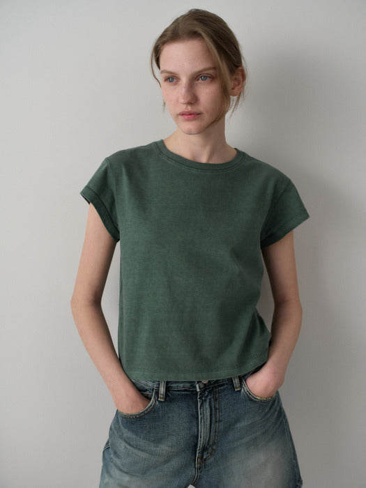 Facade Pattern Pigment Short Sleeve T-shirt