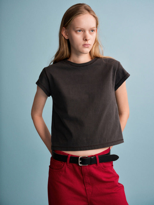 Facade Pattern Pigment Short Sleeve T-shirt