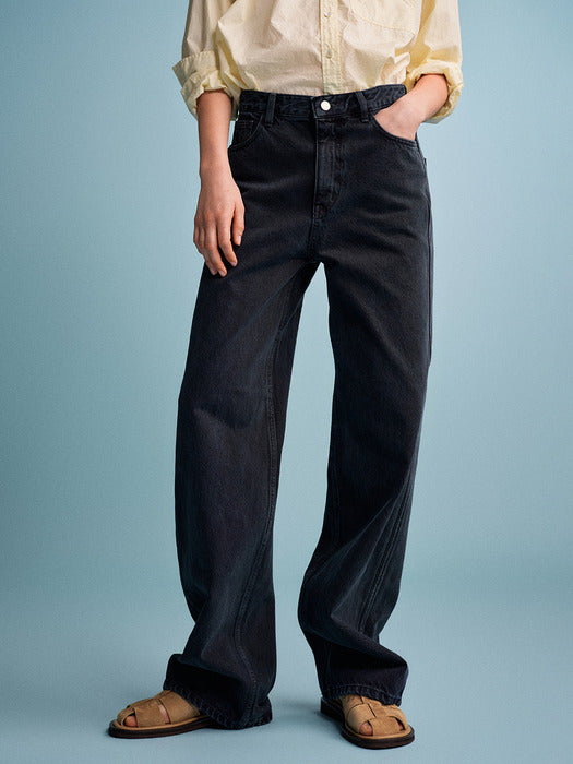 Facade Pattern Classic Straight Denim vintage midnight