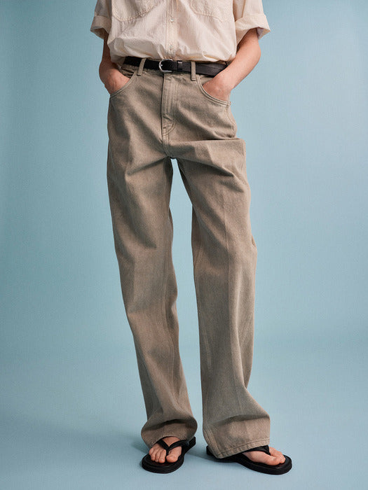 Facade Pattern Classic Denim khaki beige
