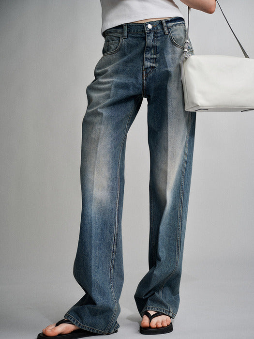 Facade Pattern Classic Denim faded blue
