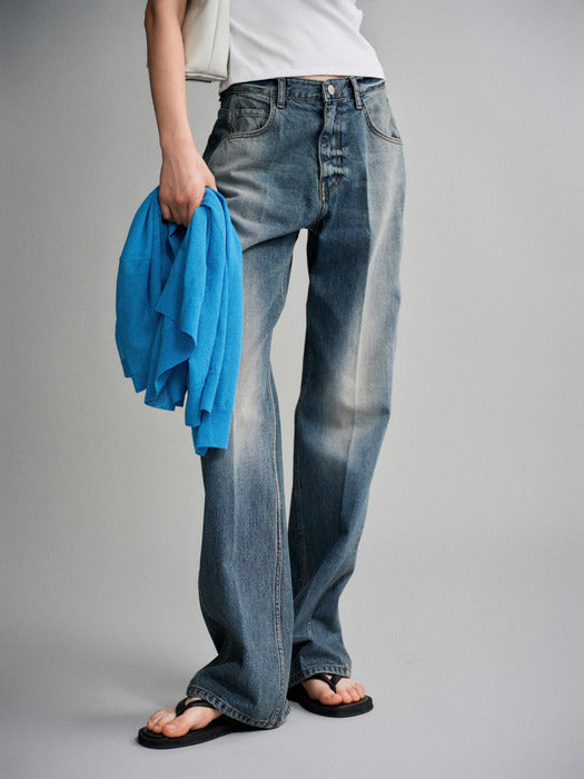 Facade Pattern Classic Denim faded blue