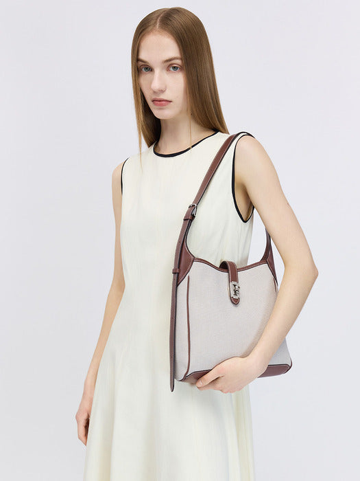 [vunque] Festone Anyway Shoulder M Chestnut Brown