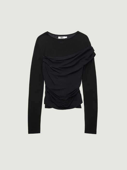 Grove 26Ss Shade Layered T-Shirt (Black)