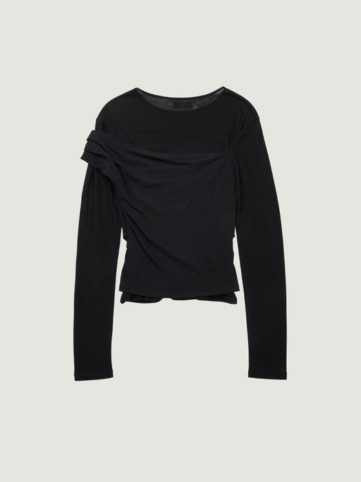 Grove 26Ss Shade Layered T-Shirt (Black)