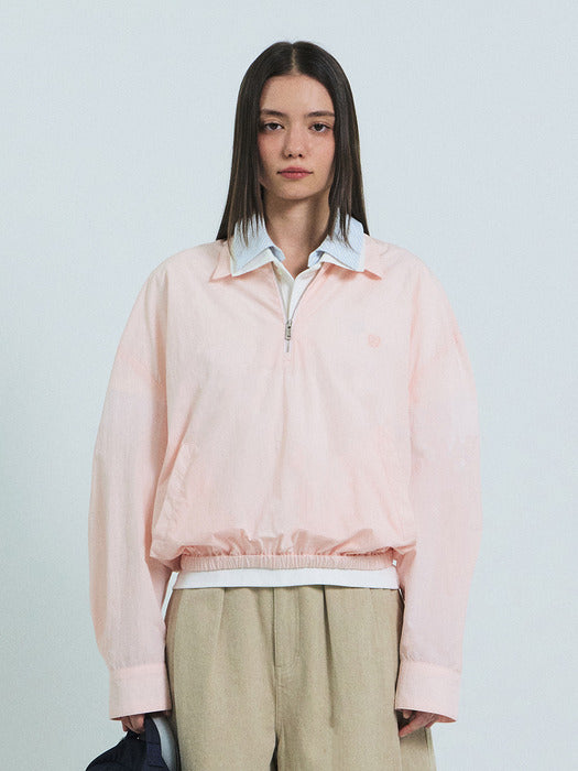 Grove 26Ss Luan Half Zip-UP (Pink)