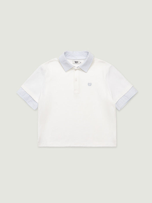 Grove 26Ss Poem Pique T-Shirt (White)