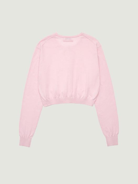 [grove] 26Ss Margot Cardigan (Pink)