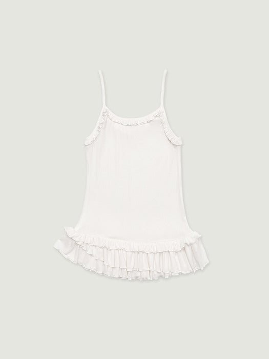 Grove 26Ss Liv Frill Sleeveless (White)