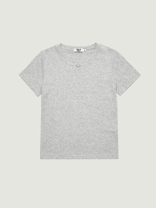 Grove 26Ss Liv H/S T-Shirt (Melange Gray)