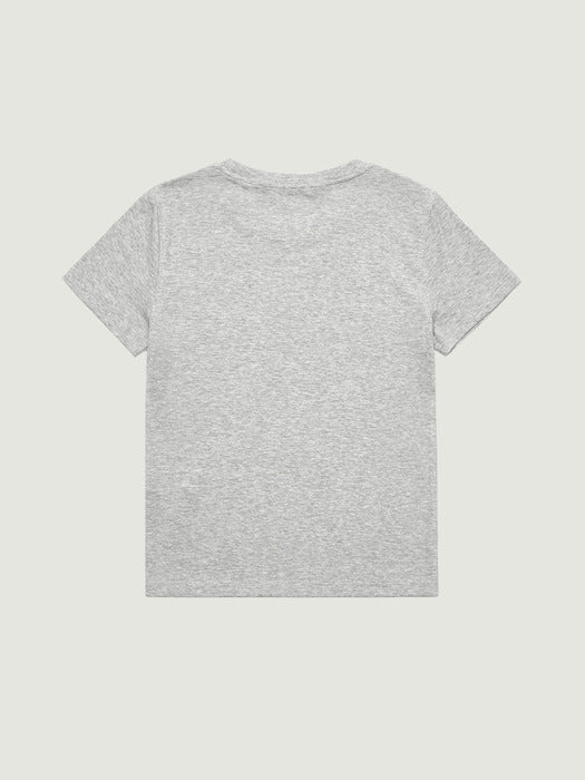 Grove 26Ss Liv H/S T-Shirt (Melange Gray)