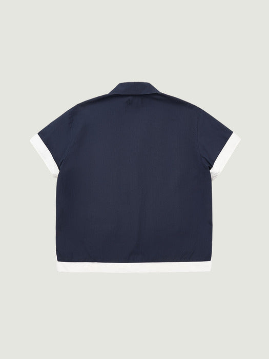 [grove] 26Ss Juli H/S Shirt (Navy)