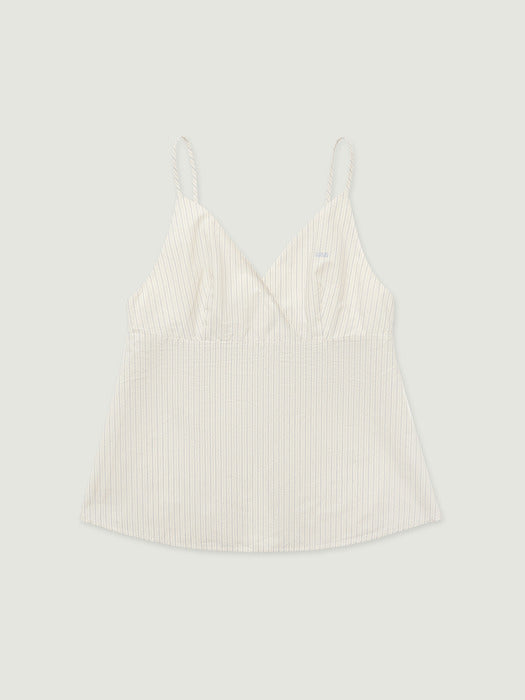 Grove 26Ss Lani Stripe Sleeveless (Cream)