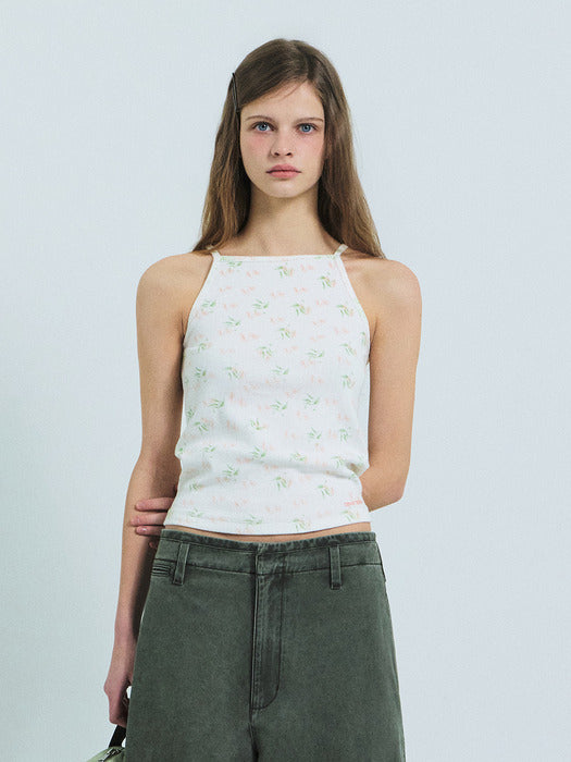 Grove 26Ss Flora Sleeveless (White)