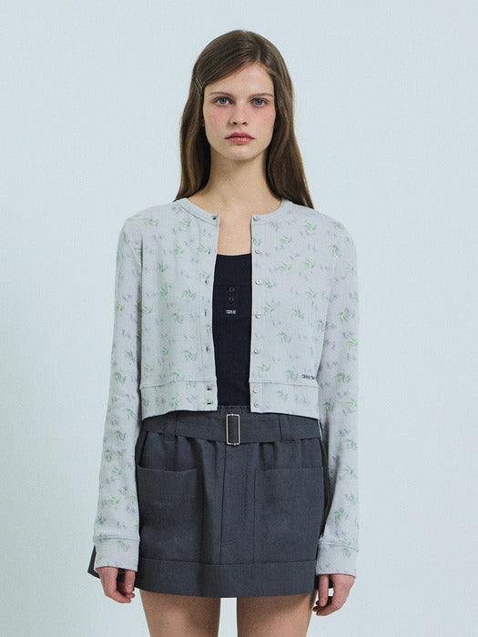 Grove 26Ss Flora Cardigan (Gray)