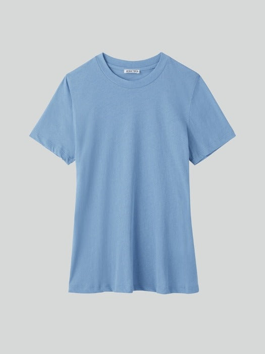 Recto Long Length Slim Fit Top (Baby Blue)