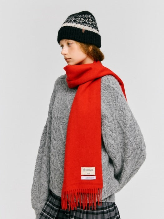 Wconcept_Depound cashmere wool blended muffler