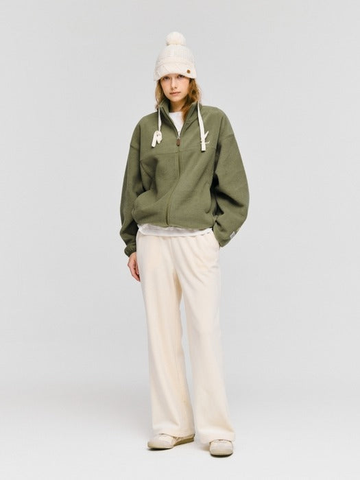 Wconcept_Depound corduroy mink banding pants - ivory