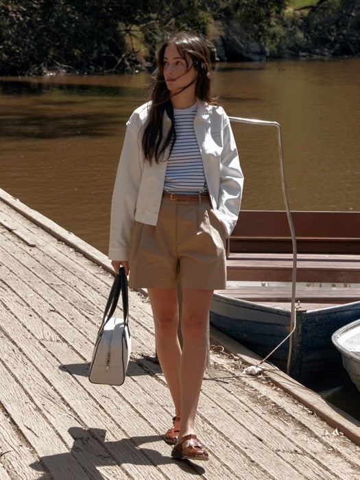 Wconcept_Depound bermuda half pants - beige