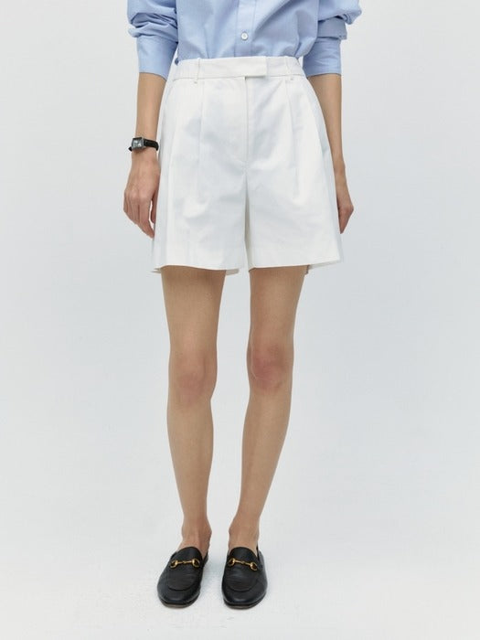 Wconcept_Depound bermuda half pants - white