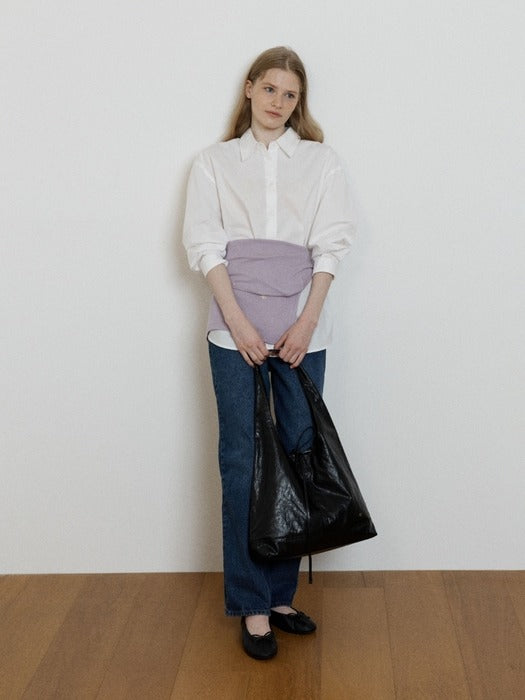 Wconcept_Depound pino bag (hobo) - black (L)
