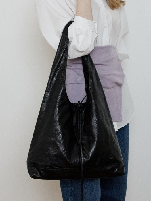 Wconcept_Depound pino bag (hobo) - black (L)
