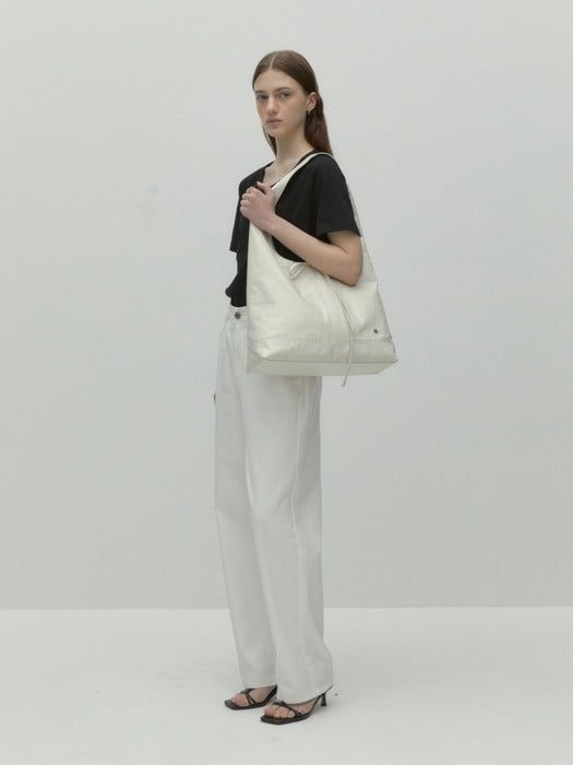 Wconcept_Depound pino bag (hobo) - ivory (L)