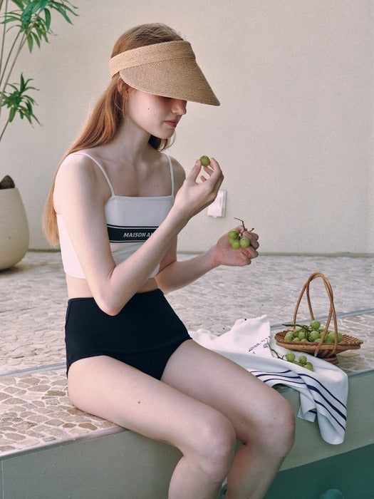 Wconcept_Depound antibes logo bikini set - navy
