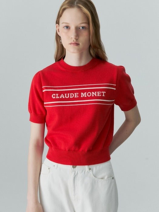 Wconcept_Depound monet jacquard knit - red