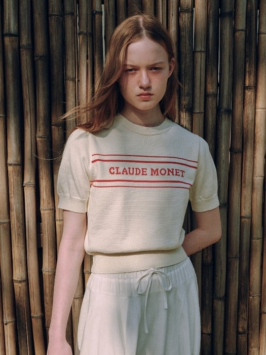 Wconcept_Depound monet jacquard knit - white