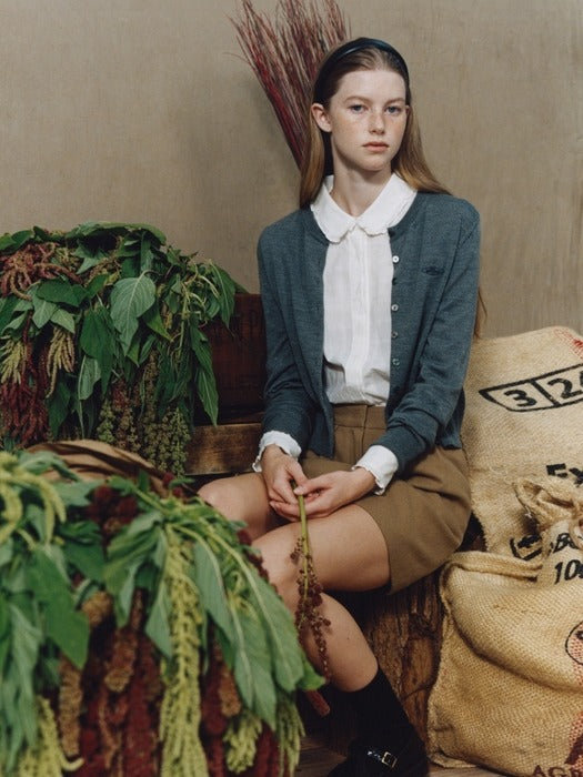 Wconcept_Depound H-line wool skirt (solid) - beige
