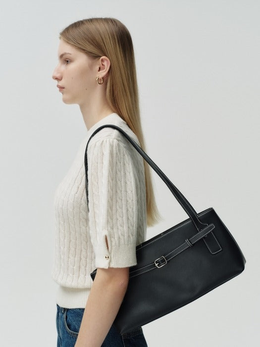 Depound belted bag (shoulder) - black