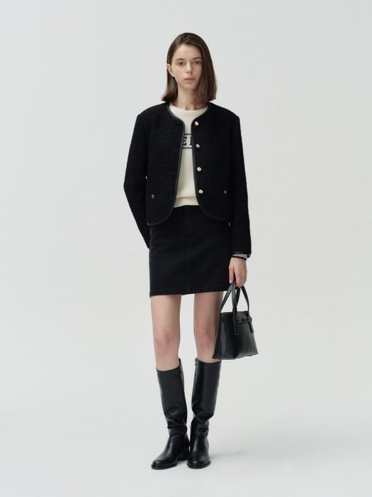 Wconcept_Depound belted bag (tote) - black